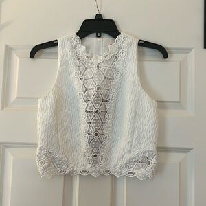 White Rebecca Taylor top